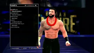 WWE 2K17: HOW TO MAKE ENTRANCE ROMAN REIGNS "THE TRIBAL CHIEF" (XBOX 360/PS3)