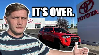 Toyota is SCREWED… by their own dealerships!