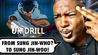 PureOJuice "Sung Jin-Woo" Solo Leveling UK DRILL (REACTION) @ToonGodTV