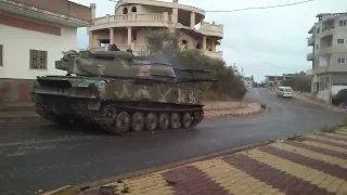 shilka fire or quad Cannon firing in Syria, Homs