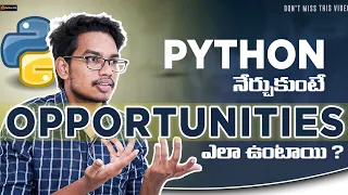 Python nerchukuntey emem career opportunities untayi?