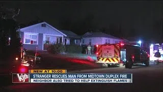 Stranger Rescues Man From Midtown Duplex Fire