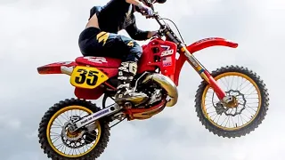 89 HONDA CR500R VS 91 KAWASAKI KX500 KEITH & JANET BERGAMO FULFILL A DREAM