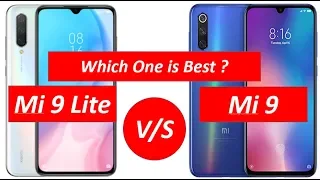 Xiaomi Mi 9 Lite vs Xiaomi Mi 9 || Mi 9 Se|| || Comparison || By Mobile Comparison