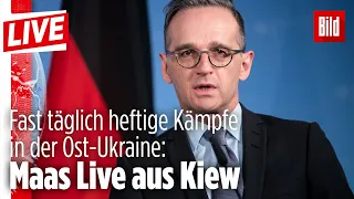 🔴  Außenminister Heiko Maas und Dmytro Kuleba LIVE über den Ukraine-Konflikt