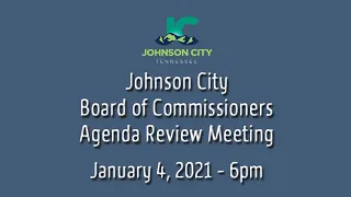 JC Board of Commissioners Agenda Review 01-04-2021