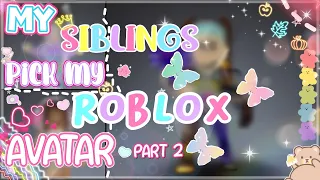 My SIBLINGS Pick MY Roblox Avatar! ~Roblox Trend 2021 🌷💗🐬🌿🌟 ¦ Aati Plays ☆