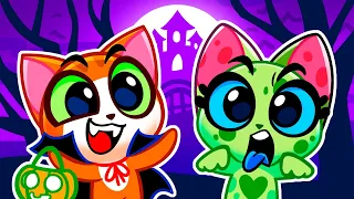 Trick or Treat Halloween Song for Kids Stories by Purr Purr 😻