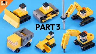 Lego Construction Mini Vehicles - Part 3 (Tutorial)