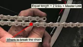 Measuring and Installing a Mountain Bike Chain