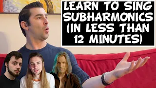 Subharmonic Singing: How to Sing Subharmonic Bass in Under 12 Minutes