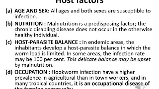 SOIL TRANSMITTED HELMINTHIASIS 2 By Dr Aftab Nazir Class 4th Year