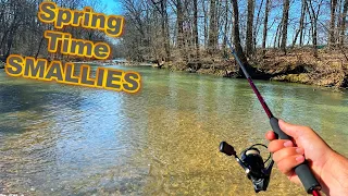 How to Catch EARLY Spring Creek SMALLMOUTH Bass