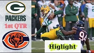 Green Bay Packers vs Chicago Bears 1st Qtr FULL Highlights | Week 12 | NFL Season 2020-21