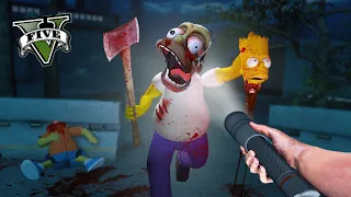 BUSCANDO a *HOMERO.EXE* en GTA 5 de Los Simpsons !! 🍺😈🔪