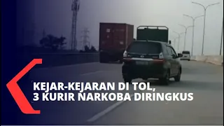 Kejar-kejaran Polisi dan Kurir Narkoba di Tol Bandara Soetta, 3 Pelaku Berhasil Ditangkap