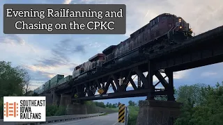 Grain Train and a Chase of CPKC 181 in Washington and Ainsworth, Iowa