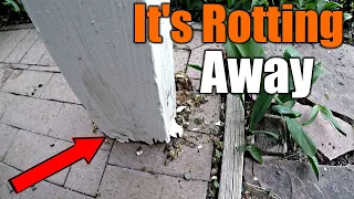 Rotten Post Repair | THE HANDYMAN