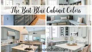 The Best Blue Kitchen Cabinet Paint Colors (33 Gorgeous Shades in Real Homes!)