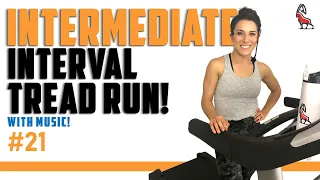 Intermediate HIIT Workout - 15 Minutes! | Treadmill Follow Along! #IBXRunning