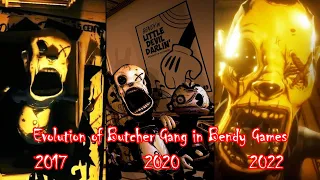 Evolution of Butcher Gang in Bendy Games (2017~2022)