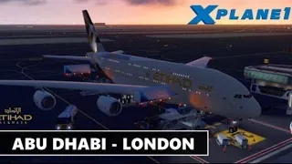 ✈️ X-PLANE 11 | A380 ETIHAD | ABU DHABI (OMAA) - LONDON HEATHROW (EGLL) | LIVE ONLINE FLIGHT