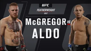 EA Sports UFC 2 - Conor McGregor vs Jose Aldo | PS4 Gameplay (1080p HD)