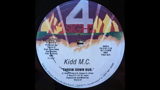 MC Kidd - Throw Down (Instrumental) 4 Sight records 1987