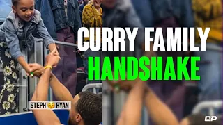 Steph Curry's HANDSHAKE With His Daughter Ryan 🔥 | Highlights #Shorts