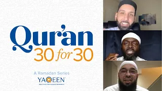 Juz' 21 with Dr. Tahir Wyatt | Qur'an 30 for 30