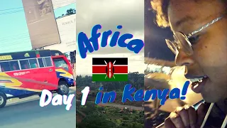 👋🏾 I left #America and travelled to #Nairobi, #Kenya! 🇰🇪 First day in East #Africa ❤️ 🌍