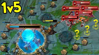 18 MINUTES OF IMPOSSIBLE 1v5 OUTPLAYS - League of Legends