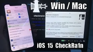 CheckRa1n iOS 15.4.1 - 15.3.1 - 15.2.1 use Win / Mac!