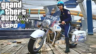 LSPDFR #570 - NYPD BIKE PATROL (GTA 5 REAL LIFE POLICE PC MOD)