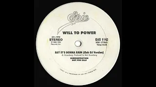 Will To Power - Say It's Gonna Rain