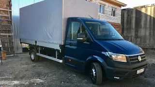 Volkswagen Crafter 2021- тент, косяки, расход