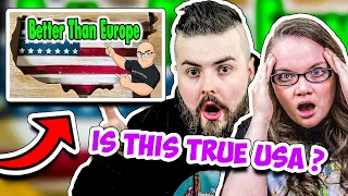 Irish Couple REACTS! | 10 Reasons the USA is Better Than Europe.