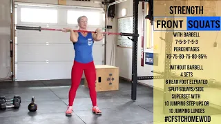 Tuesday April 7th, 2020  CrossFit