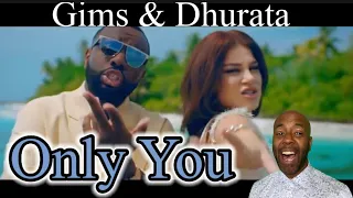 MY FIRST EVER REACTION OF GIMS - ONLY YOU feat. Dhurata Dora (Clip Officiel) 🇬🇧 UK REACTION