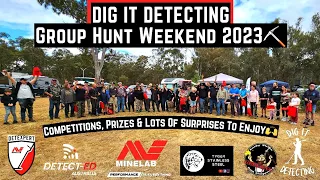 Best Ever Detecting Event🙌 DIG IT DETECTING GROUP HUNT 2023! Metal Detecting Competitions & Prizes🏆