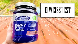 DM Sportness - Whey Protein Schoko | EIWEIßTEST