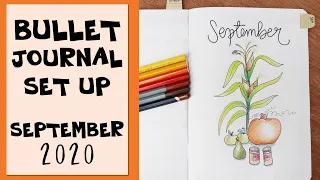 PLAN WITH ME SEPTEMBER 2020 | set up new bullet journal