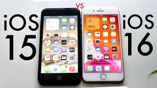 iOS 16 Vs iOS 15 On iPhone 8 Plus! (Comparison)