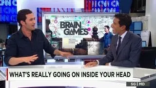 CNN's Dr. Sanjay Gupta plays "Brain Games"