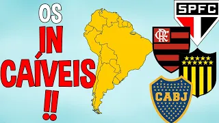 OS TIMES que NUNCA CAÍRAM na América do Sul! Os INCAÍVEIS!