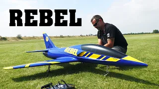 REBEL | sport jet RC airplane | 4K | Holesov 2022