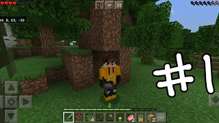 | #1 | ВЫЖИВАНИЕ В ОГРАНИЧЕННОМ МИРЕ МАЙНКРАФТ! | MINECRAFT PE - Pocket Edition