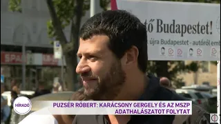 Adathalászattal vádolja Karácsony Gergelyt Puzsér Róbert