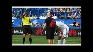 Ibrahimovic sent off for head slap as Galaxy beat Impact