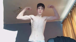 1 Year Body Transformation From Skinny To Muscular (15 years old)